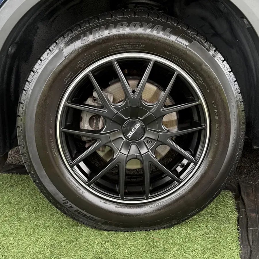 Wheel after Pacific Auto Shine detail - mirror clean
